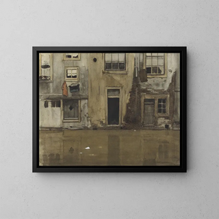 Willem Witsen - Huizen aan een gracht.webp