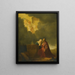 The sacrifice of Manoah - Willem de Poorter — framed artwork on a wall