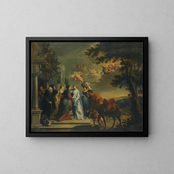 La Visitation - Willem van Herp — gerahmtes Bild an der Wand
