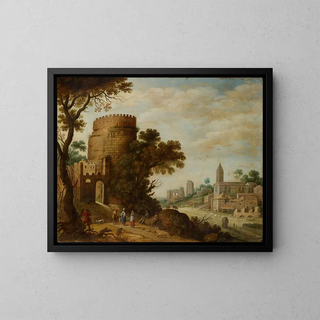 Willem van Nieulandt the younger - Roman Landscape with Shepherds.webp