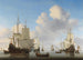 Navires hollandais par mer calme - Willem van de Velde le Jeune — Ansicht des Kunstwerks
