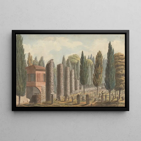 Willey Reveley - Burial Ground Surrounded by Ruined Columns and PinetreesTurkey.webp