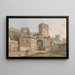 Porte dans un mur de ville avec tours - Willey Reveley — framed artwork on a wall