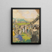 Die Rennen in Chantilly – William Albert Ablett — gerahmtes Bild an der Wand