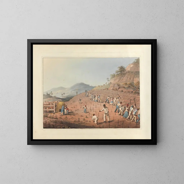 Creuser oder eher das Jäten der Kanäle - William A V Clark — gerahmtes Bild an der Wand