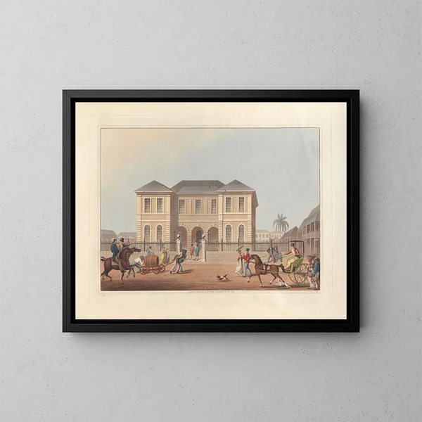 Das Justizpalast - William A V Clark — gerahmtes Bild an der Wand