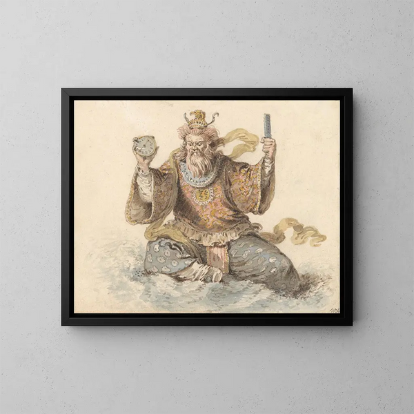 Neptune chinesisch - William Alexander — gerahmtes Bild an der Wand
