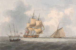 William Anderson - A Frigate Awaiting a Pilot.webp