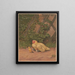 Poulets - William Baptiste Baird — gerahmtes Bild an der Wand