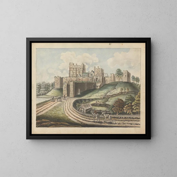Château de Prudhoe, Northumberland - William Beilby — quadro incorniciato alla parete