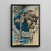 Antée déposant Dante e Virgilio nell'ultimo cerchio dell'Inferno - William Blake — quadro incorniciato alla parete