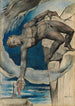 Antée déposant Dante e Virgilio nell'ultimo cerchio dell'Inferno - William Blake — vista dell’opera