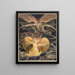 Il Grande Drago Rosso e la Donna vestita di Sole - William Blake — quadro incorniciato alla parete