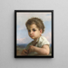 Spieler der Flöte - William Bouguereau — gerahmtes Bild an der Wand