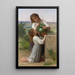 An der Fontaine - William Bouguereau — gerahmtes Bild an der Wand