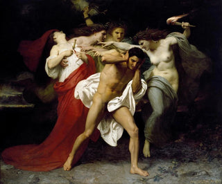 Oreste inseguito dalle Furie - William Bouguereau — vista dell’opera