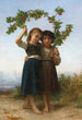 Die Kirschbaumzweige - William Bouguereau — Ansicht des Kunstwerks