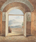 the Caminidole Convent near Naples - William Brockedon — artwork view