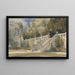 Treppengarten Haddon Hall - William Callow — gerahmtes Bild an der Wand