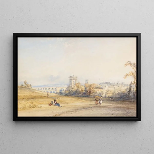Montpellier Sud de la France - William Callow — quadro incorniciato alla parete