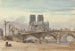 Notre-Dame de Paris - William Callow — vista dell’opera