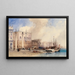 The Palace of the Doges, Venice - William Callow — framed artwork on a wall