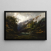 Le Haut Nepean - William Charles Piguenit — gerahmtes Bild an der Wand