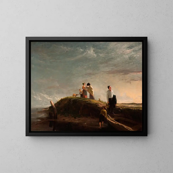 Der zögerliche Abschied - William Collins — gerahmtes Bild an der Wand