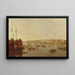 Les usines européennes à Canton - William Daniell — framed artwork on a wall