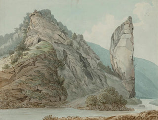 Rocher d'Ilam, Dovedale - William Day — Ansicht des Kunstwerks