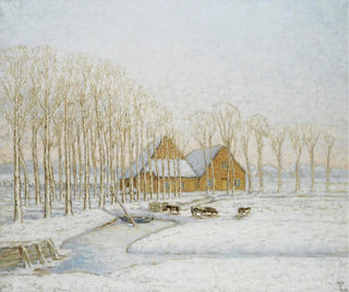 William Degouve de Nuncques - Paysage Dhiver.webp