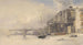 Somerset House and Waterloo Bridge - William Edward Dighton — artwork view