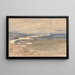 Eine Flussszene - William Ellis — gerahmtes Bild an der Wand