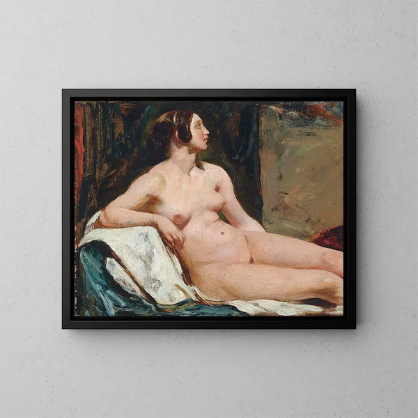 Nu femminile - William Etty — quadro incorniciato alla parete