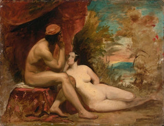 William Etty - Study For A Family Of The Forests.webp
