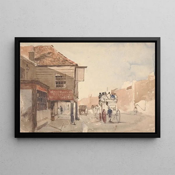 William Evans of Bristol - The Royal Coach Outside the White Lion Inn.webp