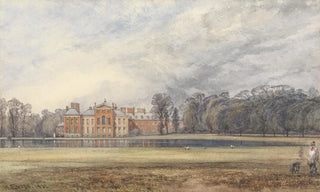 William Evans of Bristol - View of Kensington Palace from across the Round Pond.webp