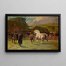 Eine graue Stute - William Frank Calderon — gerahmtes Bild an der Wand
