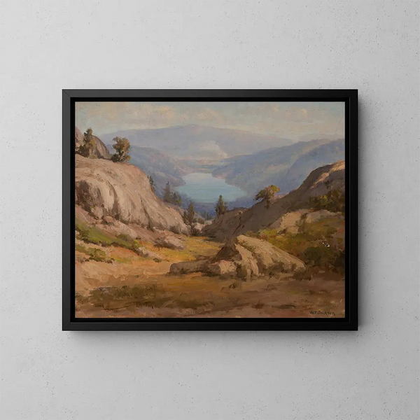 Lac Donner - William Franklin Jackson — quadro incorniciato alla parete