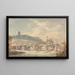 Pont de Bridgnorth, Shropshire - William Gilpin — framed artwork on a wall