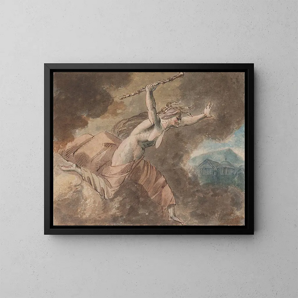 Wunsch des Hauses der Wunsch des Ovid, Buch II, Vers 760-796 - William Hamilton — gerahmtes Bild an der Wand