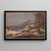 Coupe de Bois en Hiver - William Harring — gerahmtes Bild an der Wand