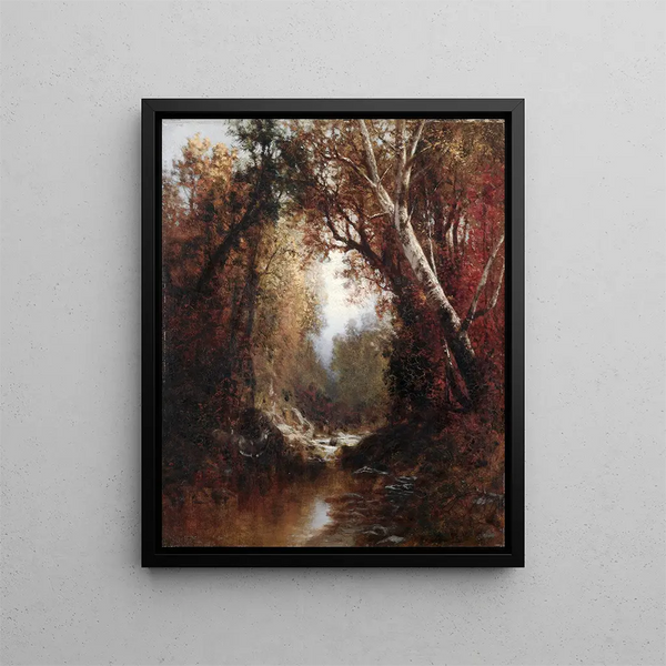 William Hart - Autumn Scene in the Adirondacks.webp