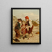 I piccoli pescherecci - William Hemsley — quadro incorniciato alla parete