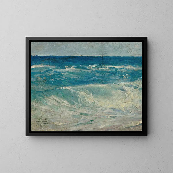 Marine-Gemälde - William Henry Dethlef Koerner — gerahmtes Bild an der Wand