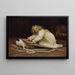 schlechtes Verhalten - William Henry Gore — gerahmtes Bild an der Wand
