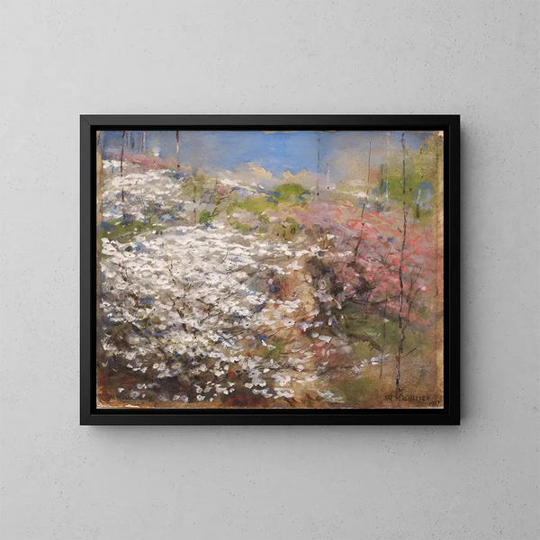 Blumenfeld - William Henry Holmes — gerahmtes Bild an der Wand