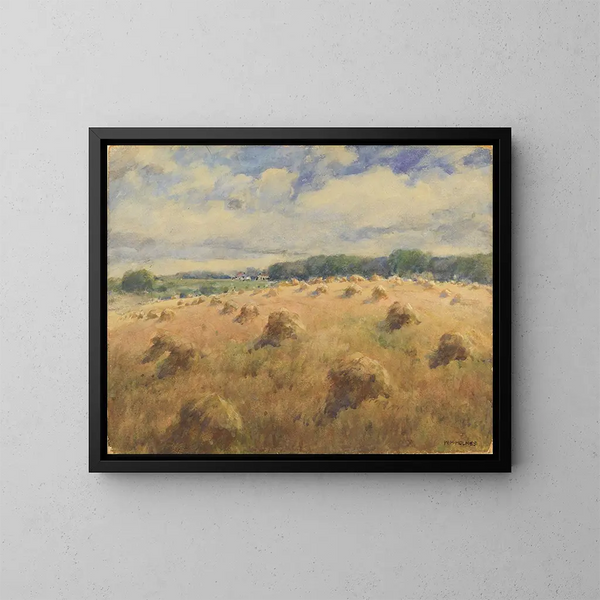 Champs de blé du Maryland - William Henry Holmes — gerahmtes Bild an der Wand