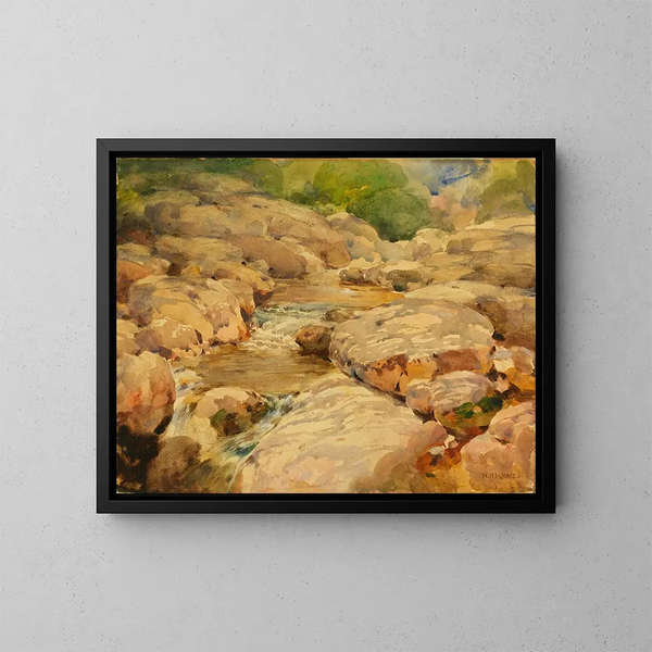 Il Potomac tranquillo - William Henry Holmes — quadro incorniciato alla parete