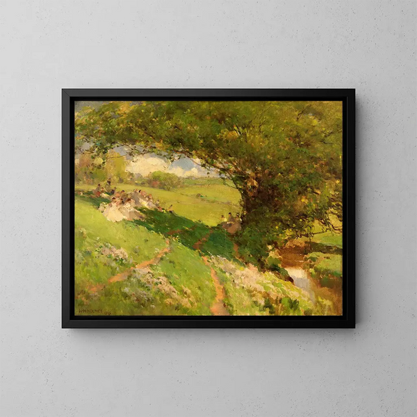 Il riposo dei viaggiatori - William Henry Holmes — quadro incorniciato alla parete
